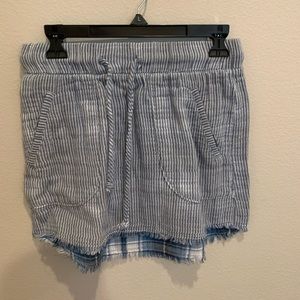 Bella Dahl stripped shorts size XS